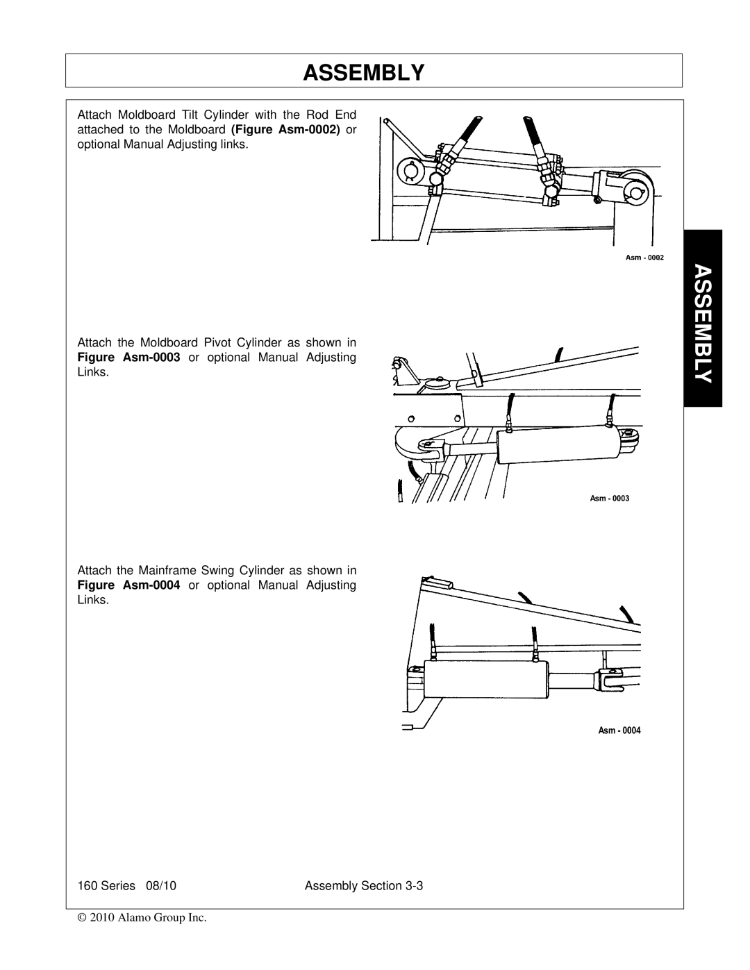 Bush Hog 00786976C manual Assembly 