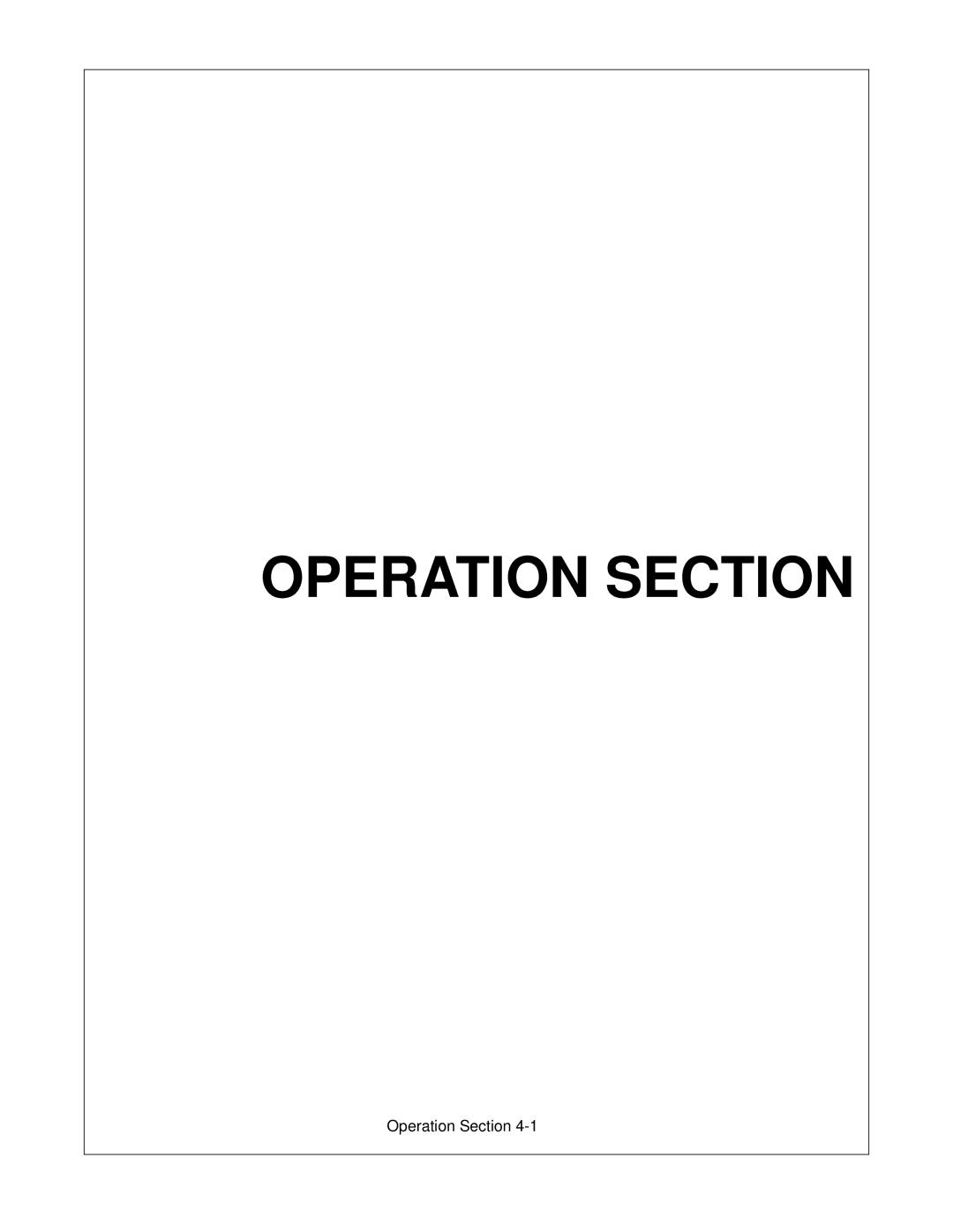 Bush Hog 00786976C manual Operation Section 