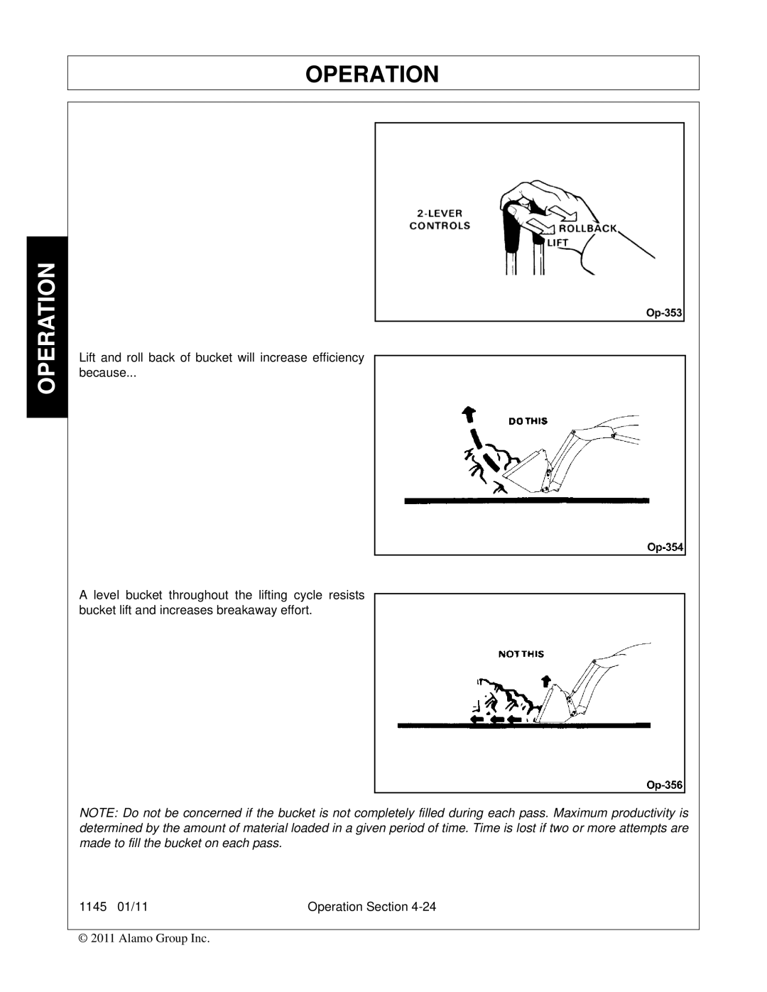 Bush Hog 1145 manual Operation 