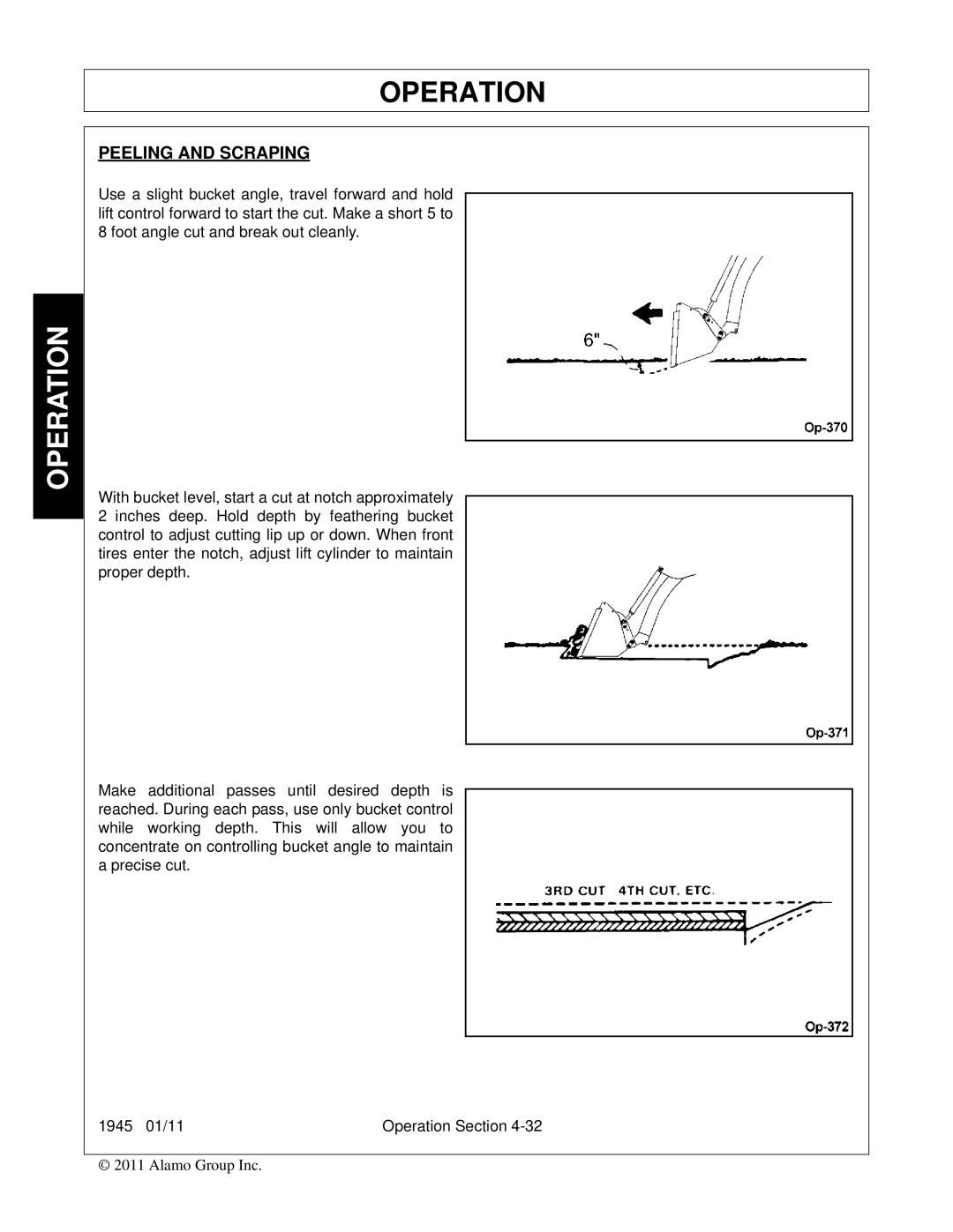 Bush Hog 1945 manual Peeling and Scraping 