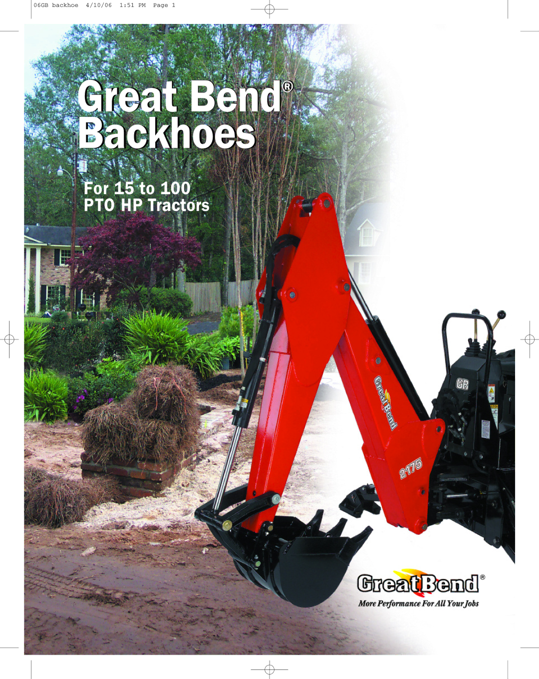 Bush Hog 2175 manual Great Bend Backhoes 