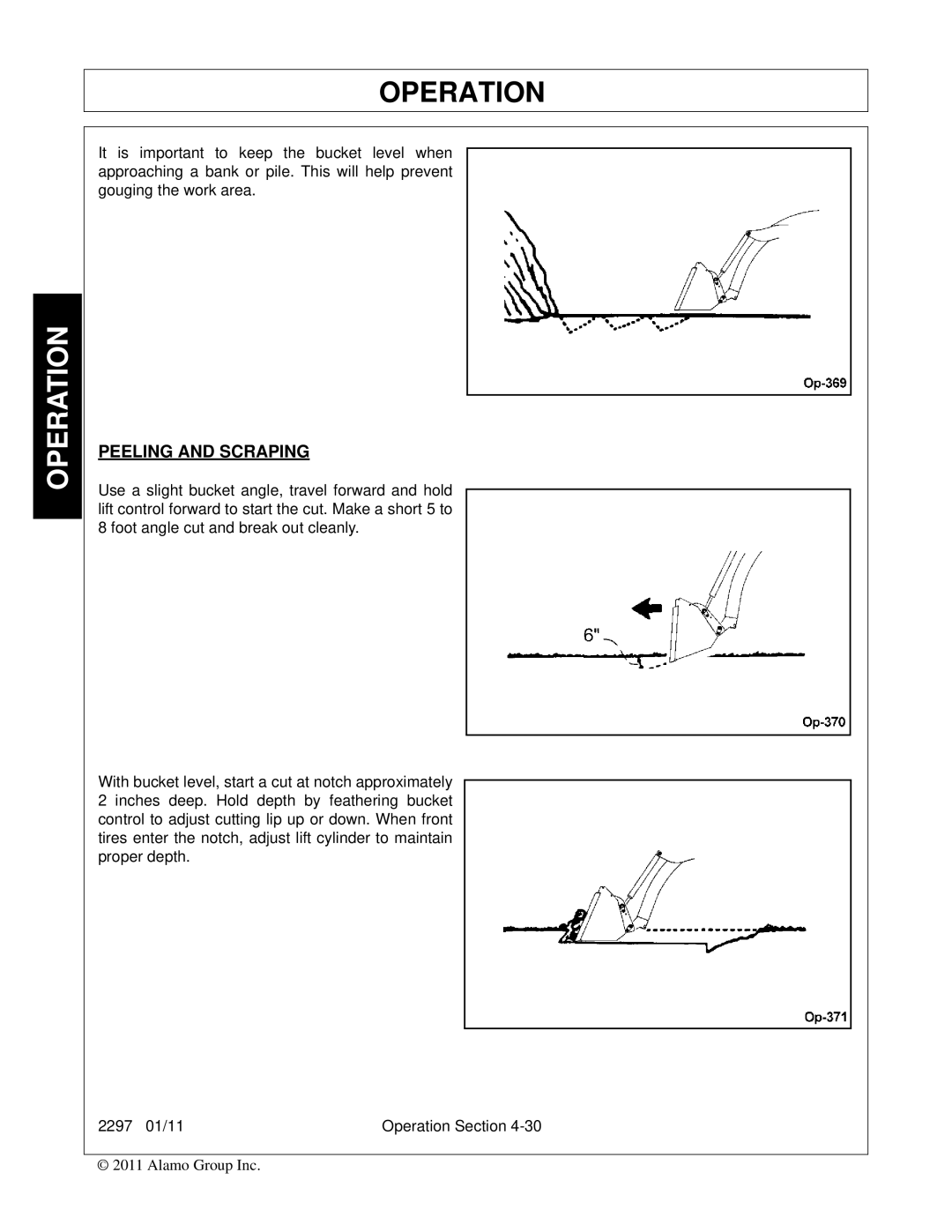 Bush Hog 2297 manual Peeling and Scraping 