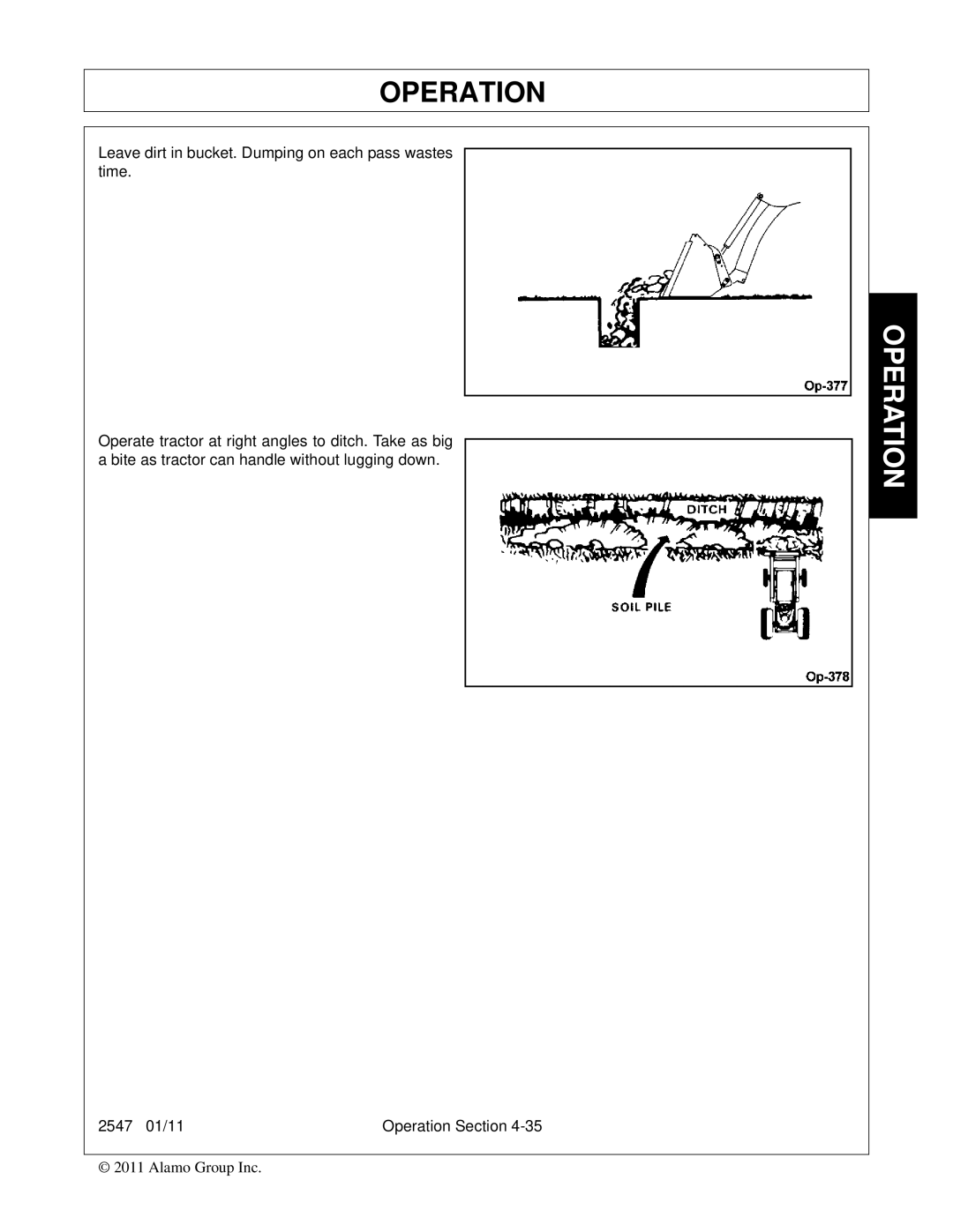 Bush Hog 2547 manual Operation 