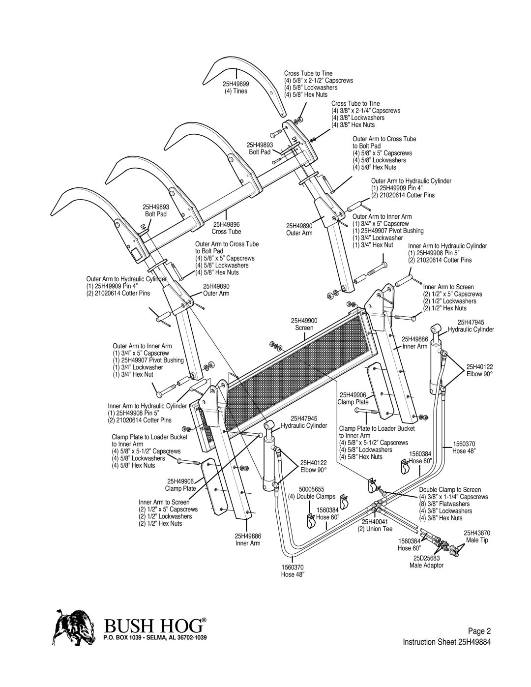 Bush Hog 5045 manual Bush HOG 