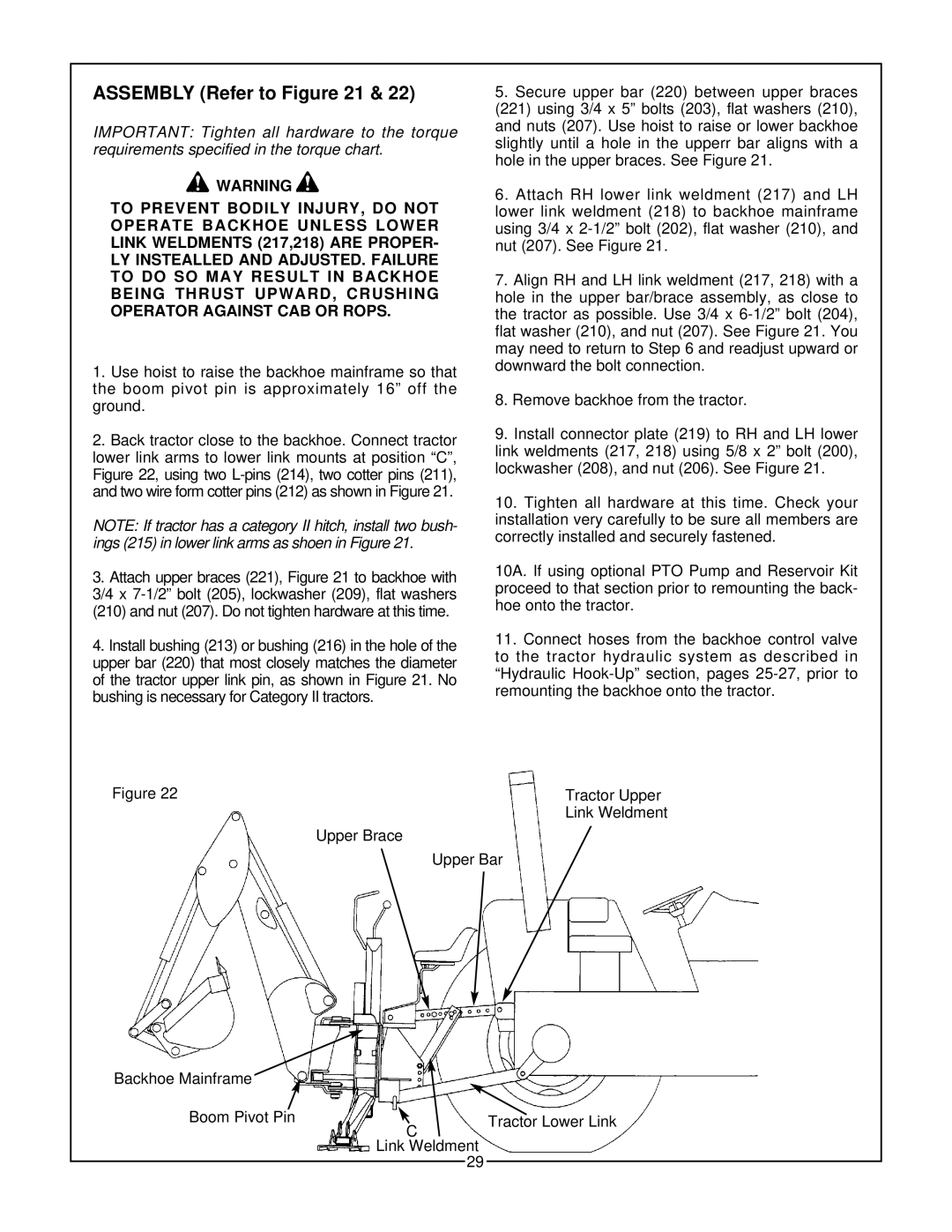 Bush Hog 765H, 965H, 665H, 865H manual Assembly Refer to 