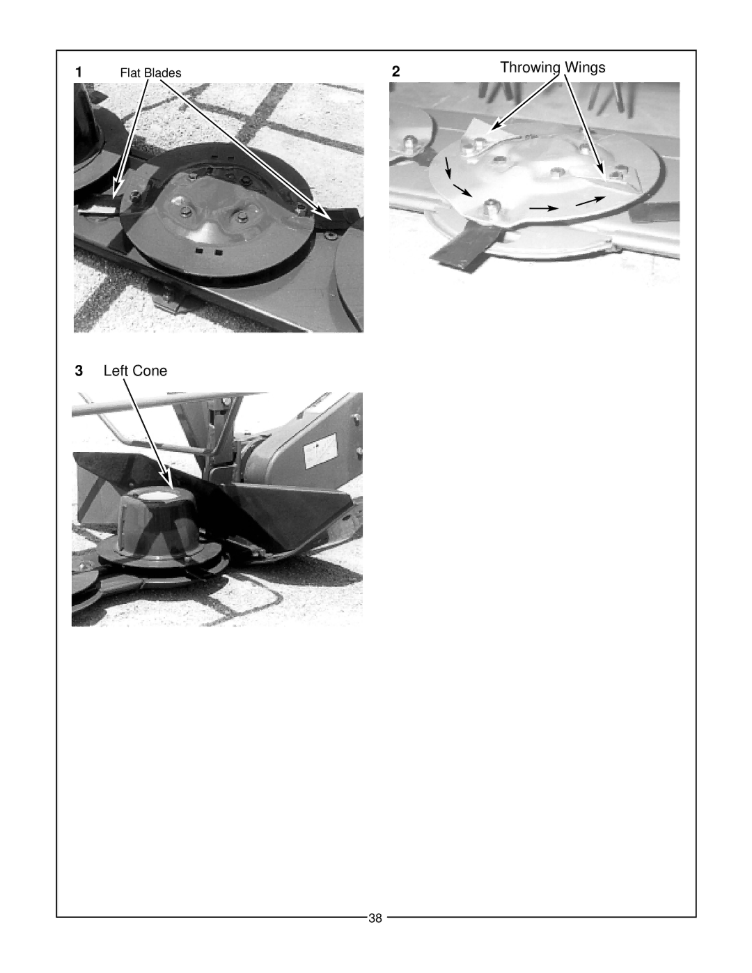 Bush Hog HM2007, HM2008, HM2009 manual Flat Blades 