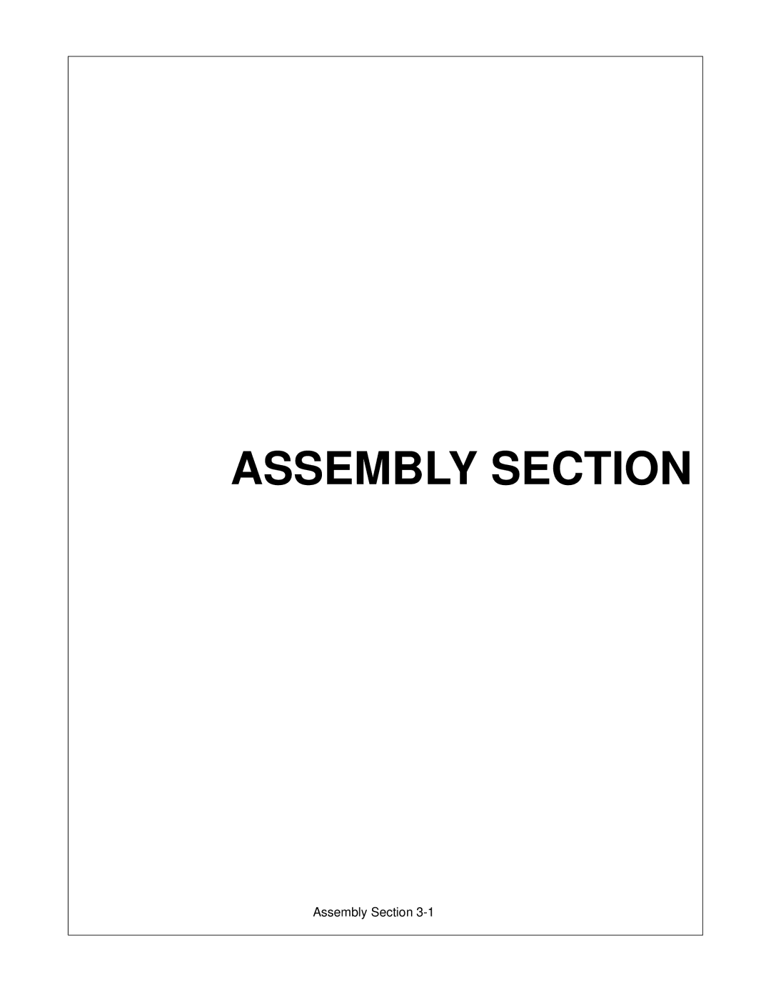 Bush Hog RMB 1445 manual Assembly Section 