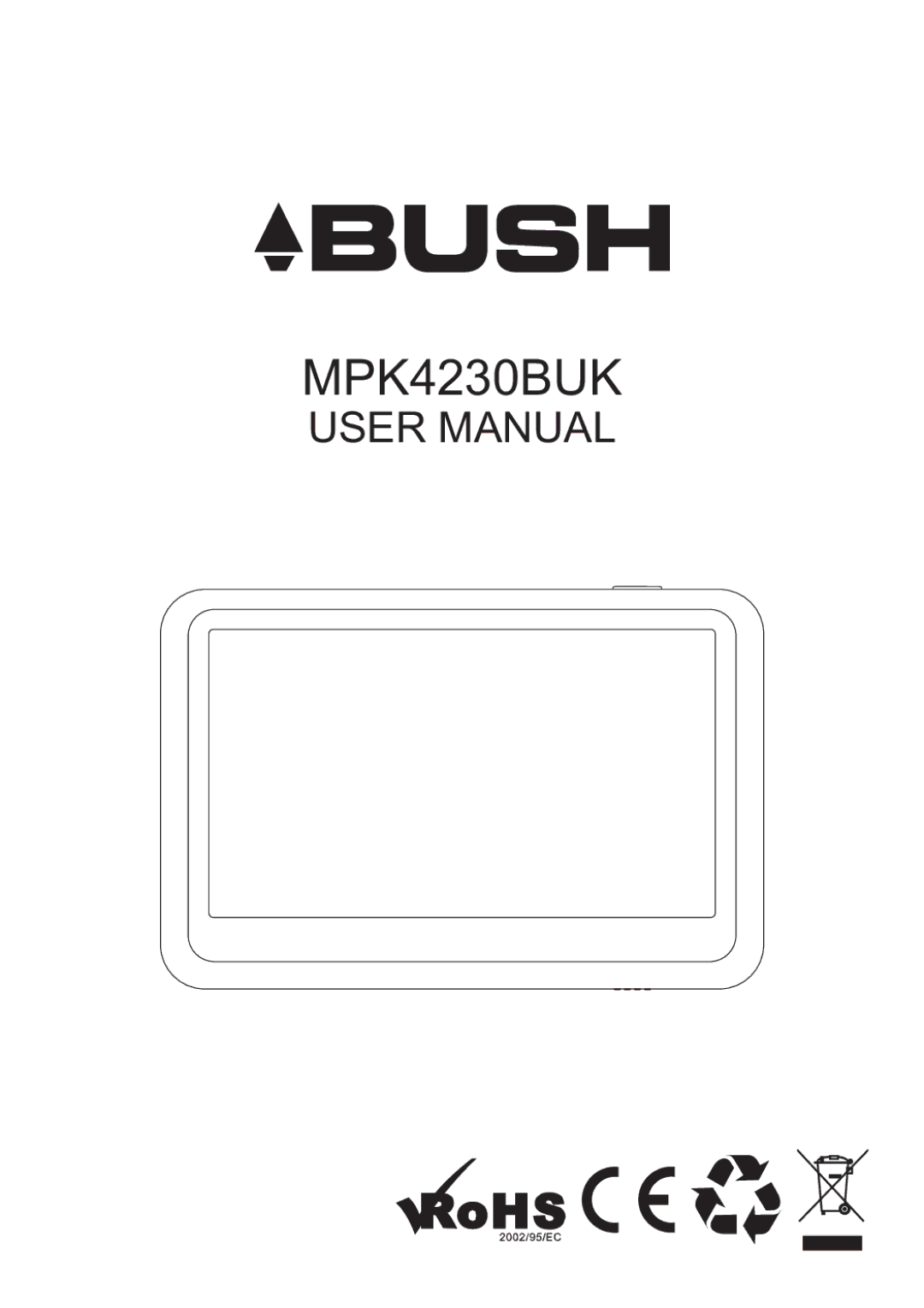 Bush MPK4230BUK user manual 