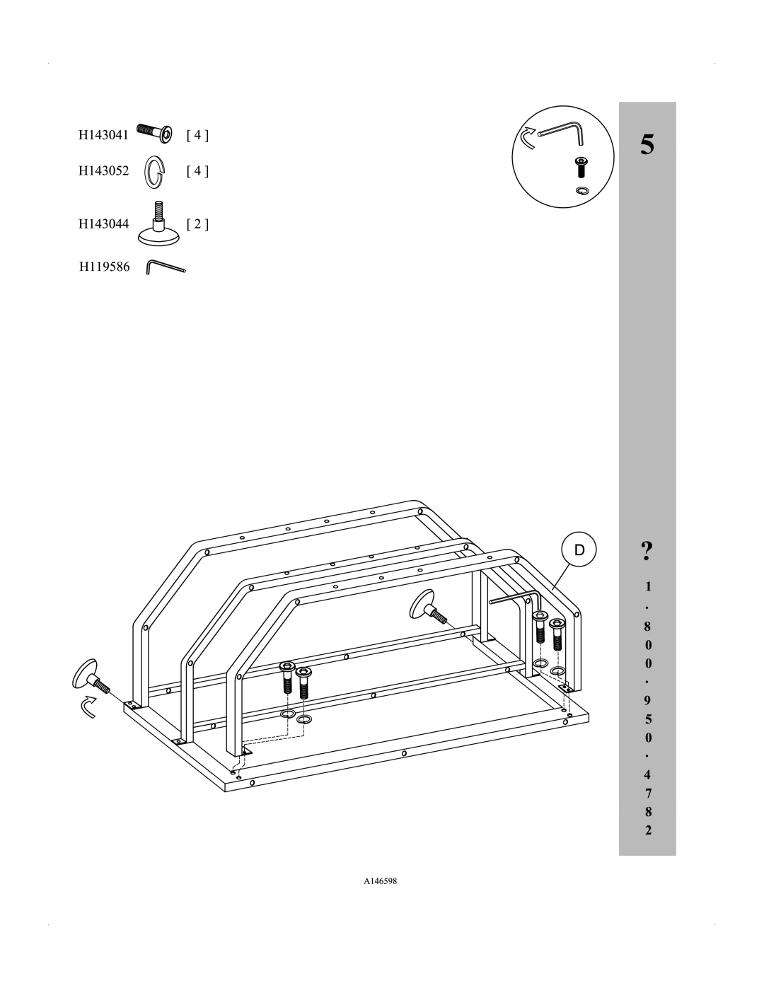 Bush VS74950-01, VS74950-02 warranty 