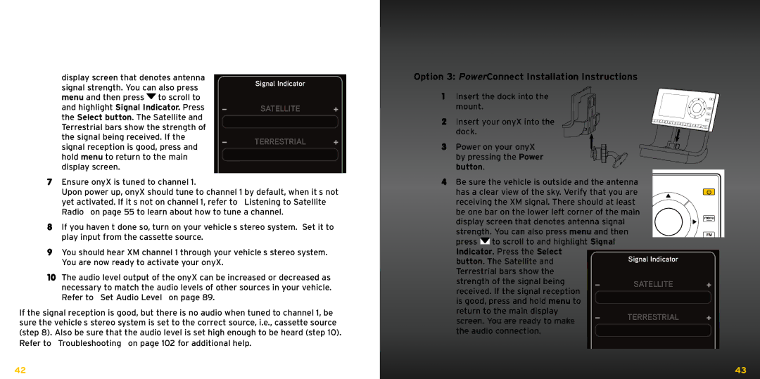 Bush XDNX1V1KC manual Option 3 PowerConnect Installation Instructions 