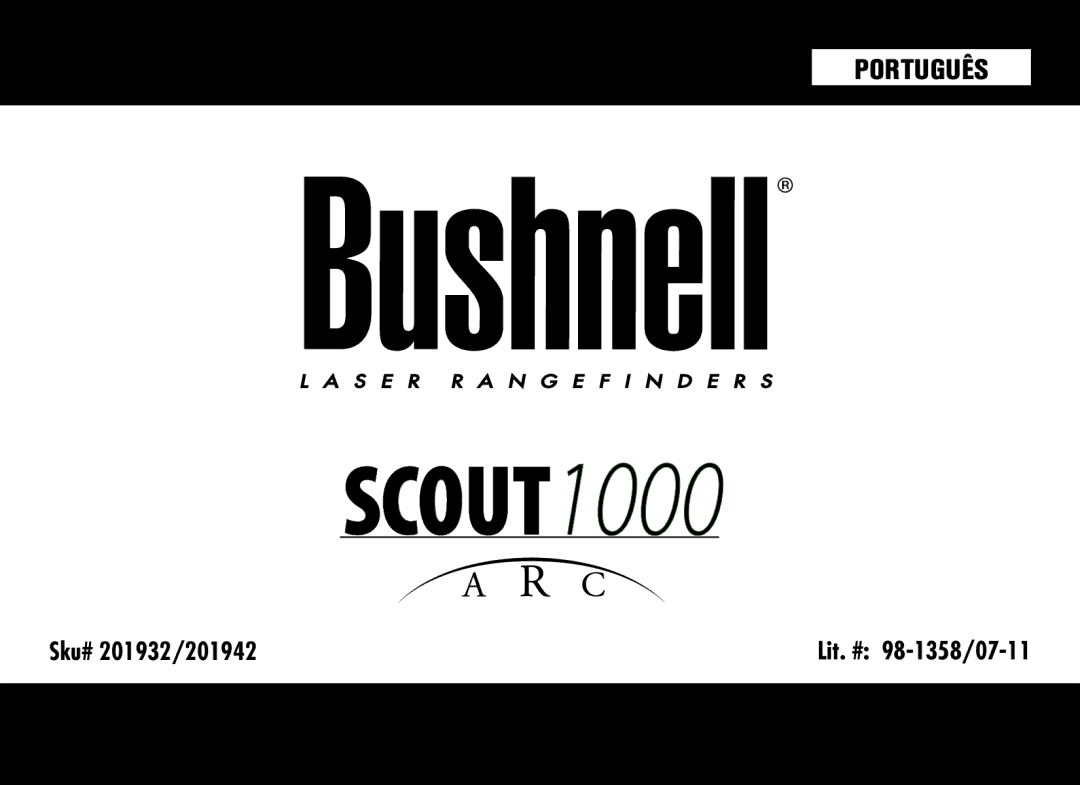 Bushnell 1000 manual Português 