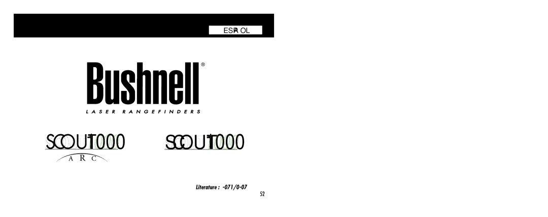 Bushnell 1000 manual Español 