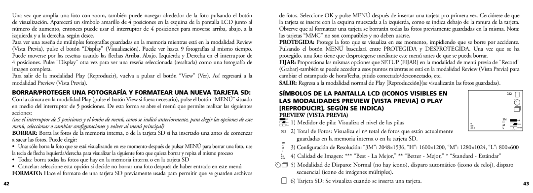 Bushnell 11-0832 manual Símbolos DE LA Pantalla LCD Iconos Visibles EN, Medidor de pila Visualiza el nivel de las pilas 