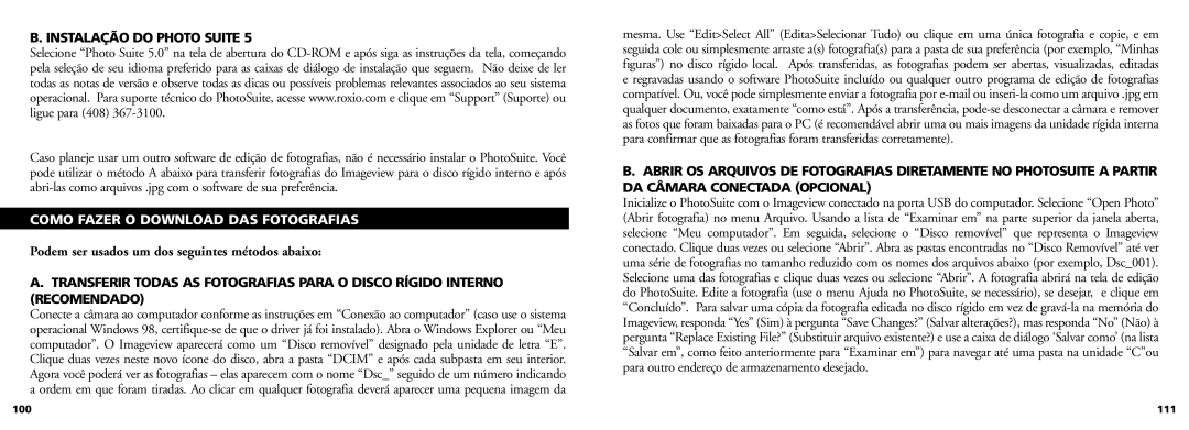 Bushnell 11-0832 manual Instalação do Photo Suite, Como Fazer O Download DAS Fotografias 