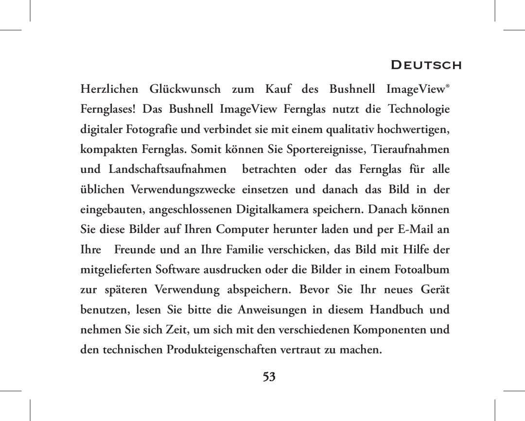 Bushnell 11-1027, 11-1026 instruction manual Deutsch 