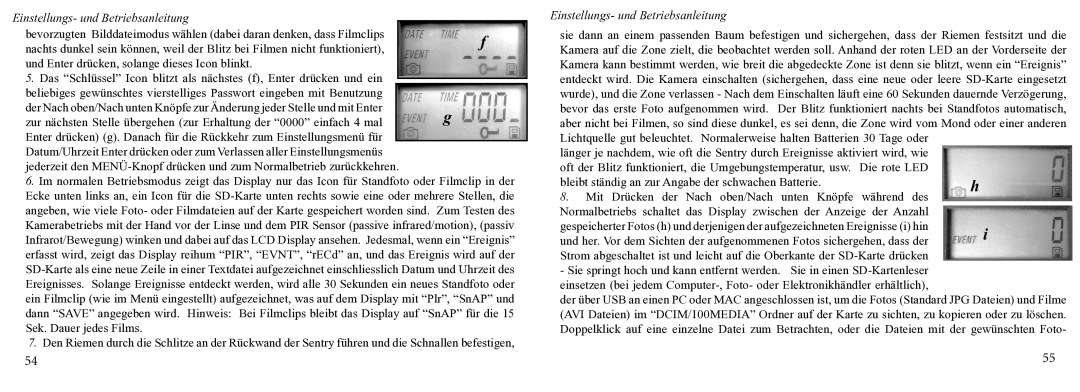 Bushnell 11-9200 instruction manual Einstellungs- und Betriebsanleitung 