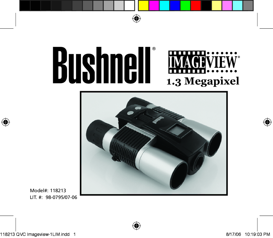 Bushnell 118213 manual Megapixel 