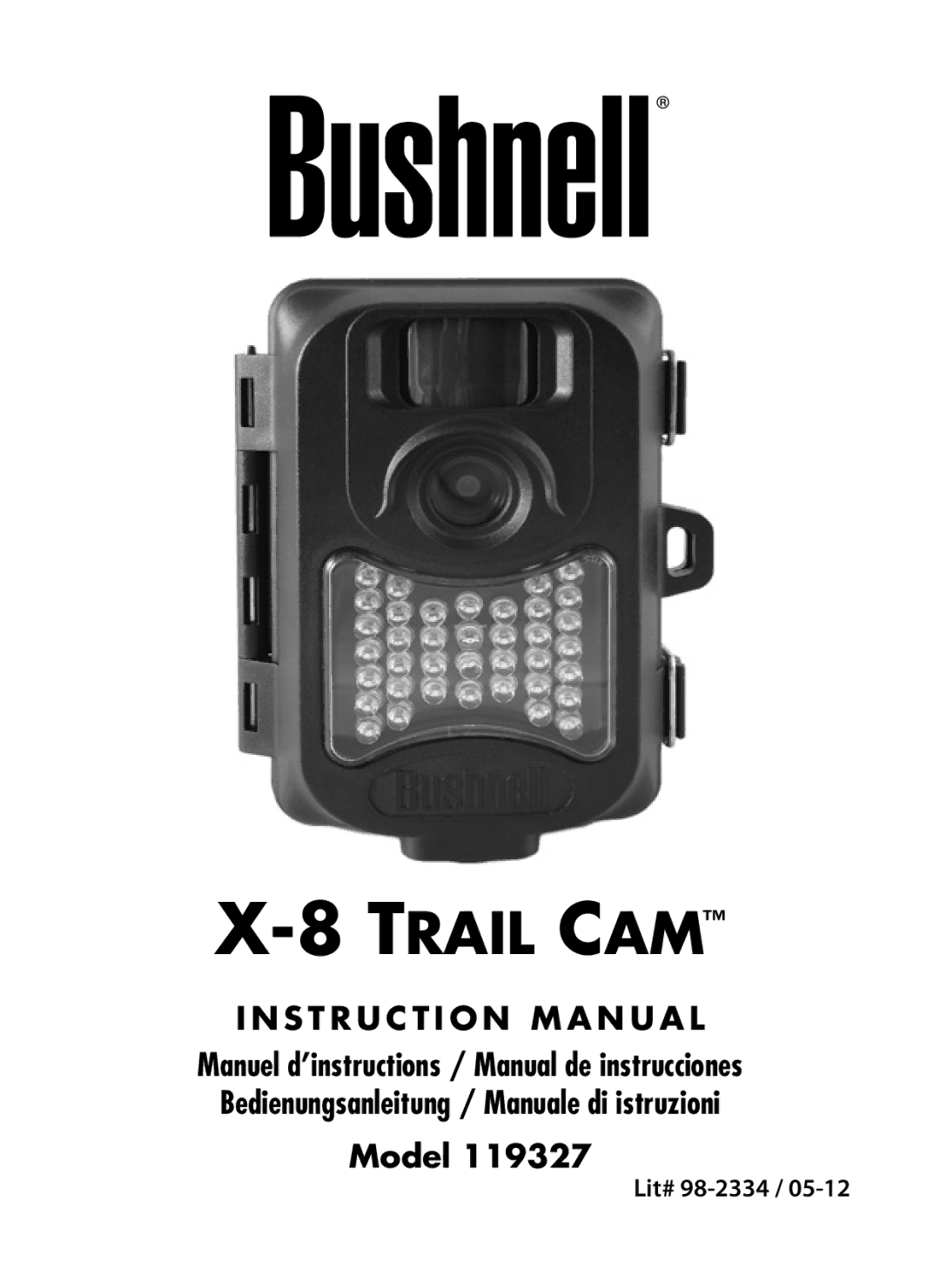 Bushnell 119327 instruction manual Model, Lit# 98-2334 