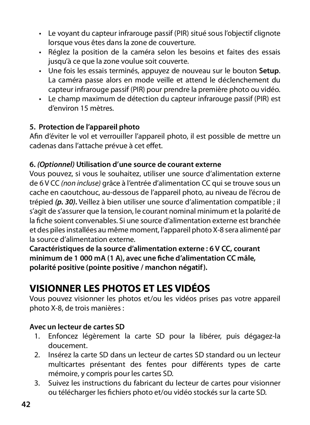 Bushnell 119327 Visionner LES Photos ET LES Vidéos, Protection de l’appareil photo, Avec un lecteur de cartes SD 