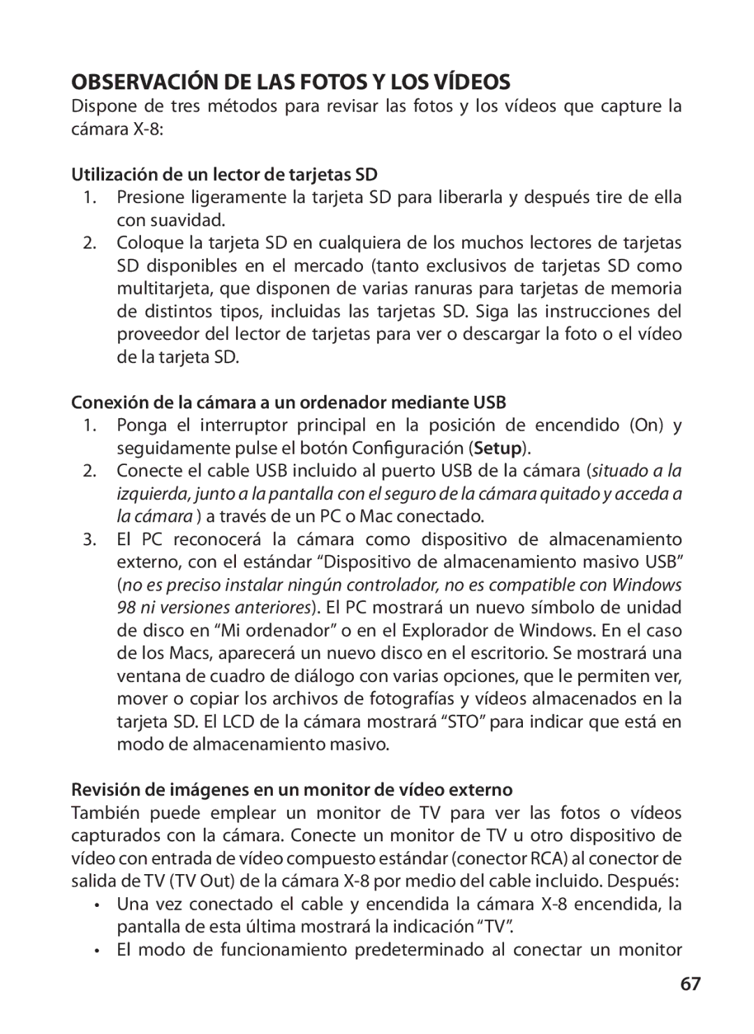 Bushnell 119327 instruction manual Observación DE LAS Fotos Y LOS Vídeos, Utilización de un lector de tarjetas SD 