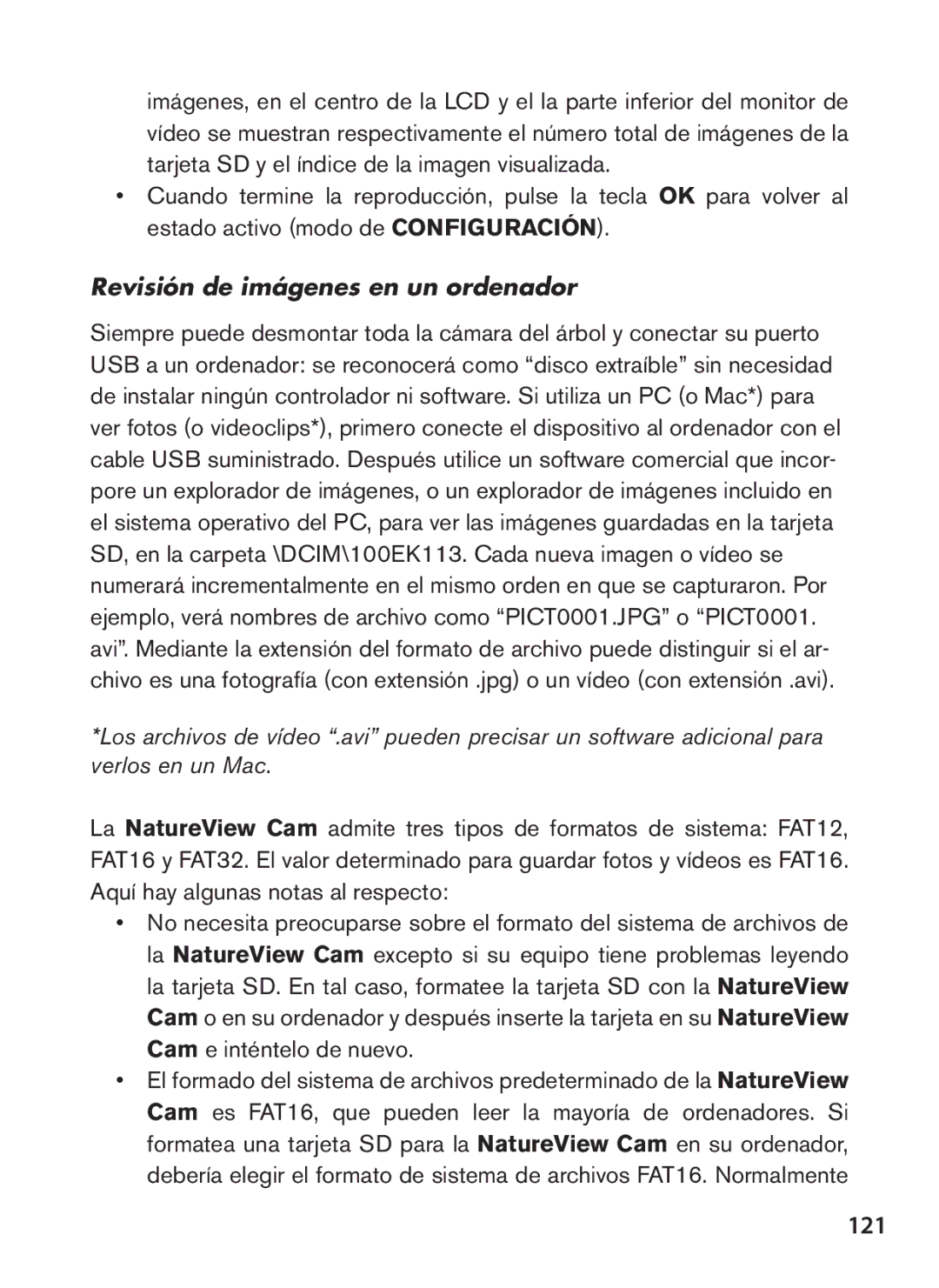 Bushnell 119439, 119440 instruction manual 121, Revisión de imágenes en un ordenador 