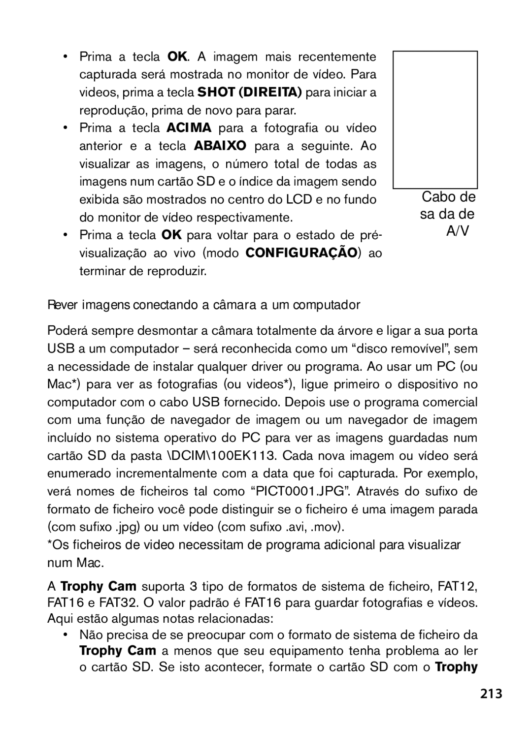 Bushnell 119467, 119466 instruction manual 213, Rever imagens conectando a câmara a um computador 