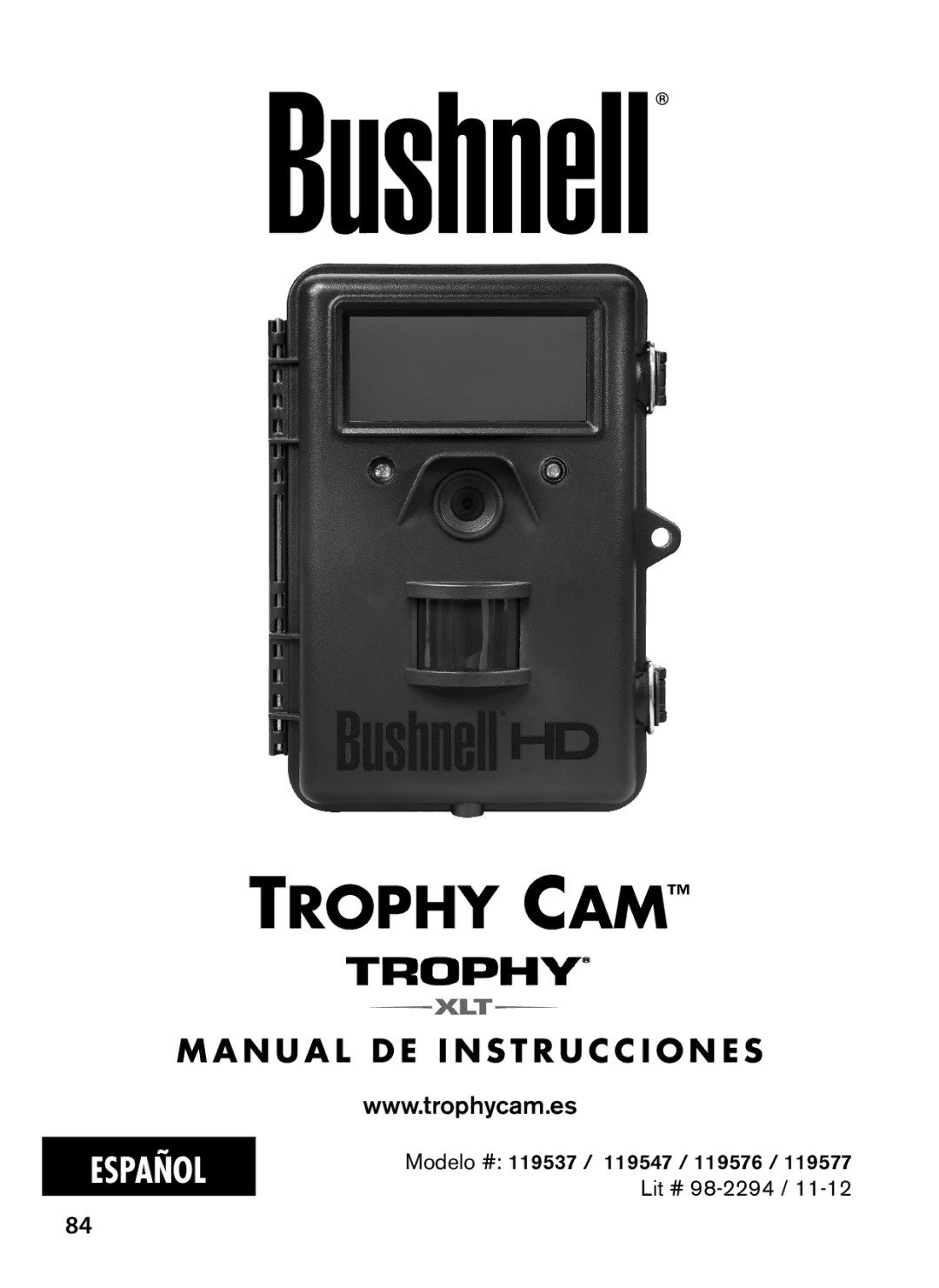 Bushnell 119576, 119577, 119547, 119537 instruction manual N U a L D E I N S T R U C C I O N E S 