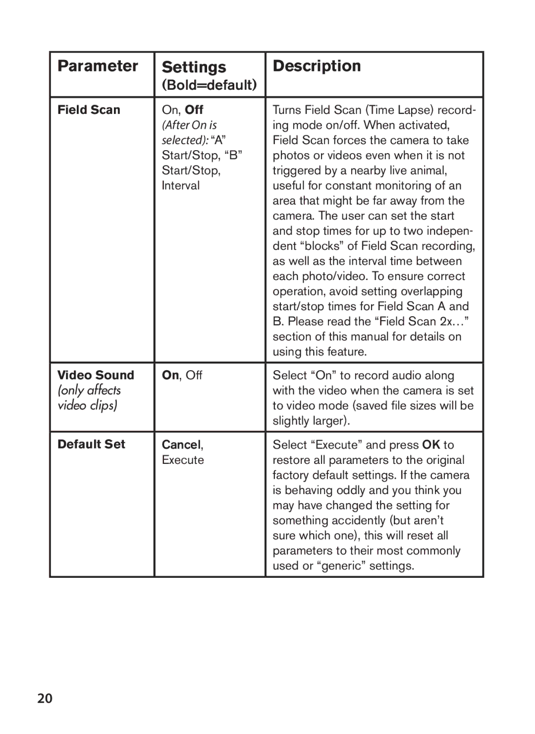 Bushnell 119636C instruction manual Field Scan 