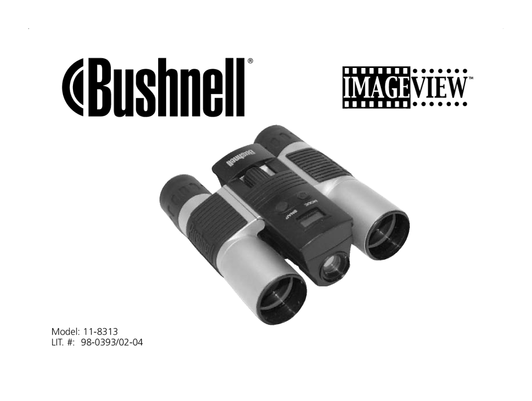 Bushnell 13-Nov manual Model LIT. # 98-0393/02-04 