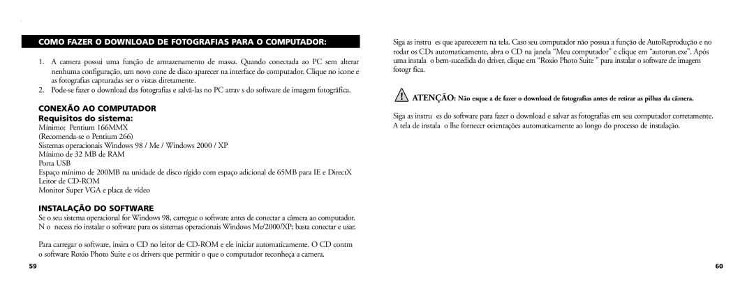 Bushnell 13-Nov manual Como Fazer O Download DE Fotografias Para O Computador, Instalação do Software 