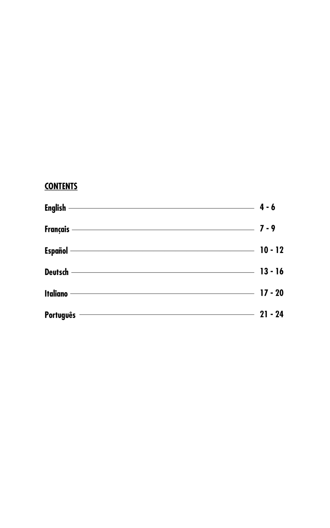 Bushnell 161001CM, 98-1296/05-10, Excursion EX manual English Français Español Deutsch 