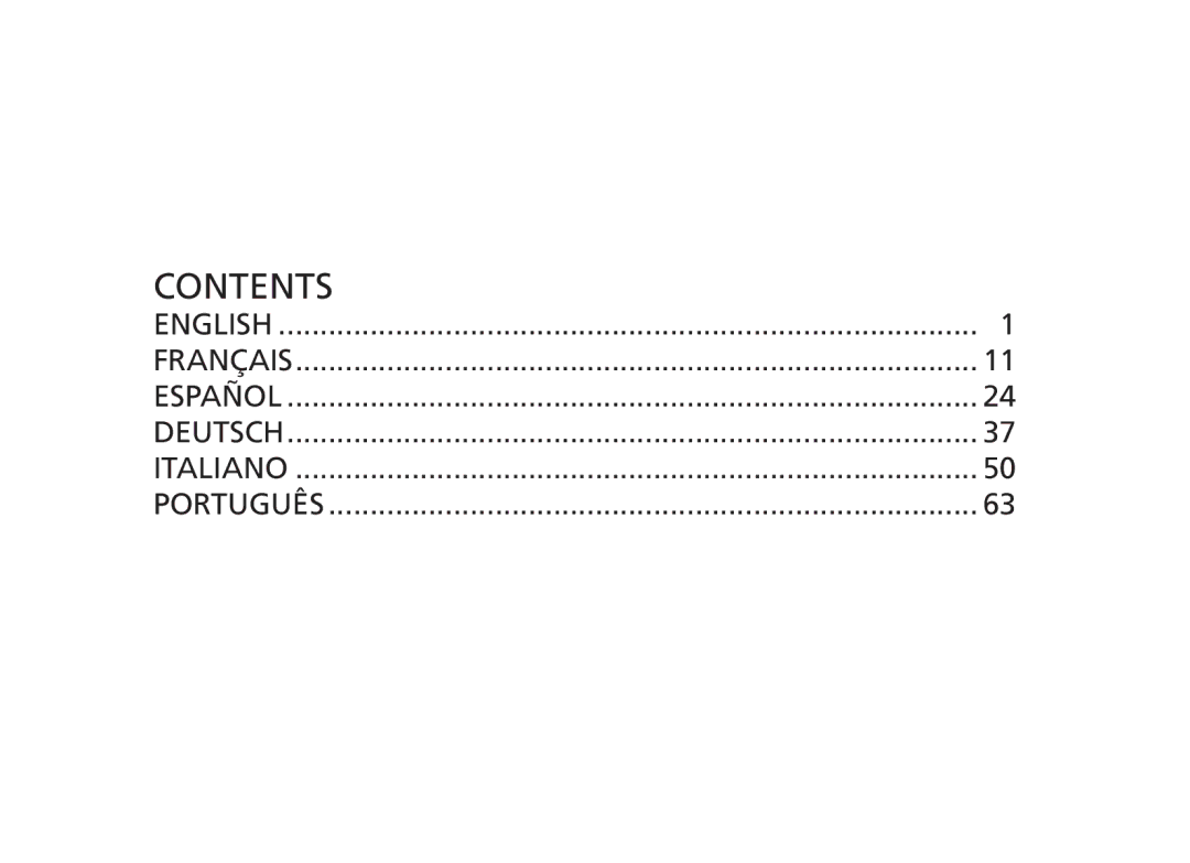 Bushnell 18-1035 manual Contents 