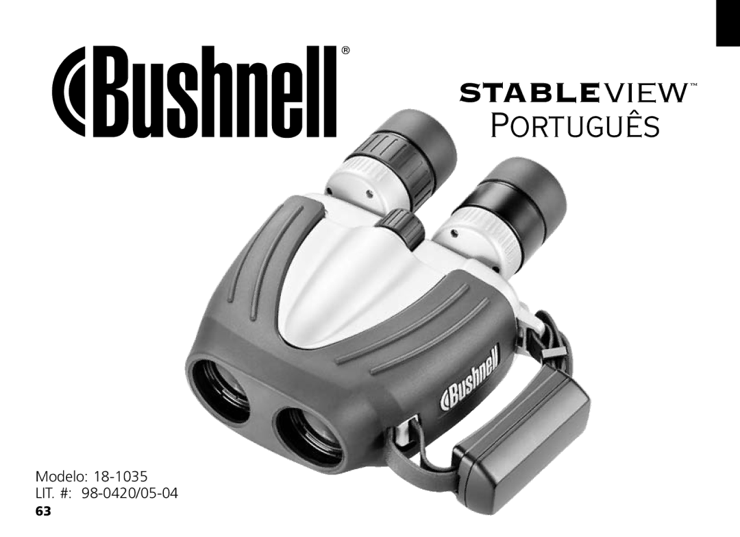 Bushnell 18-1035 manual Português 