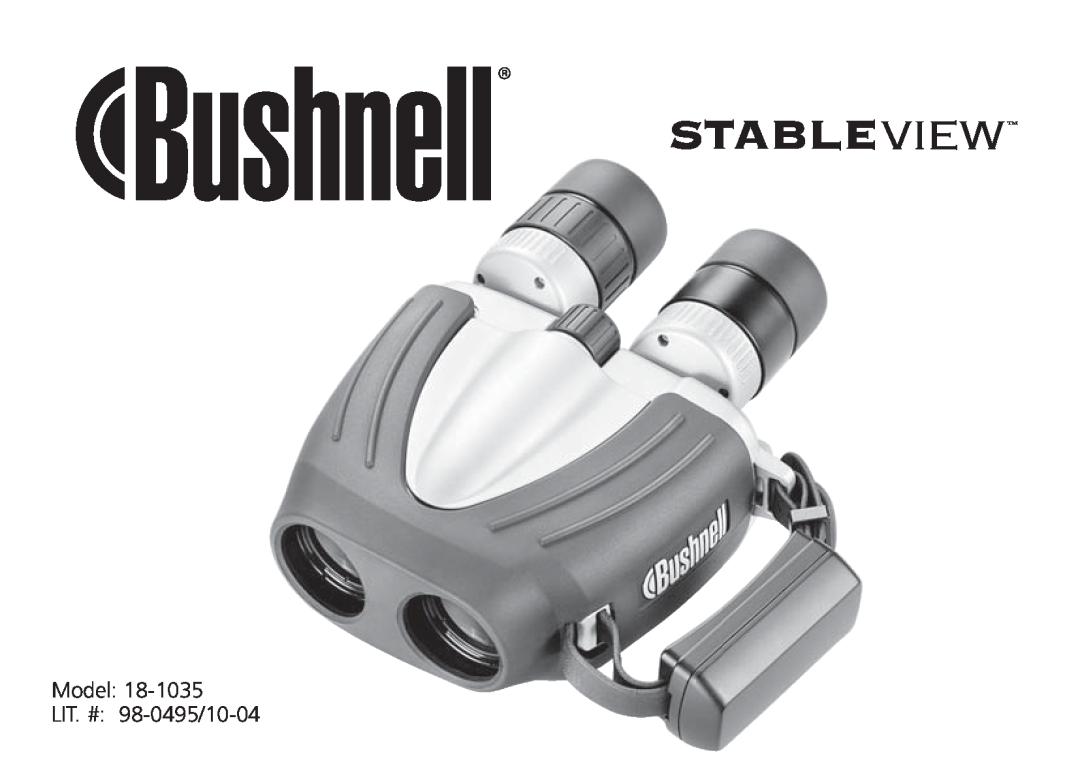 Bushnell 18-1035 manual Model LIT. # 98-0495/10-04 