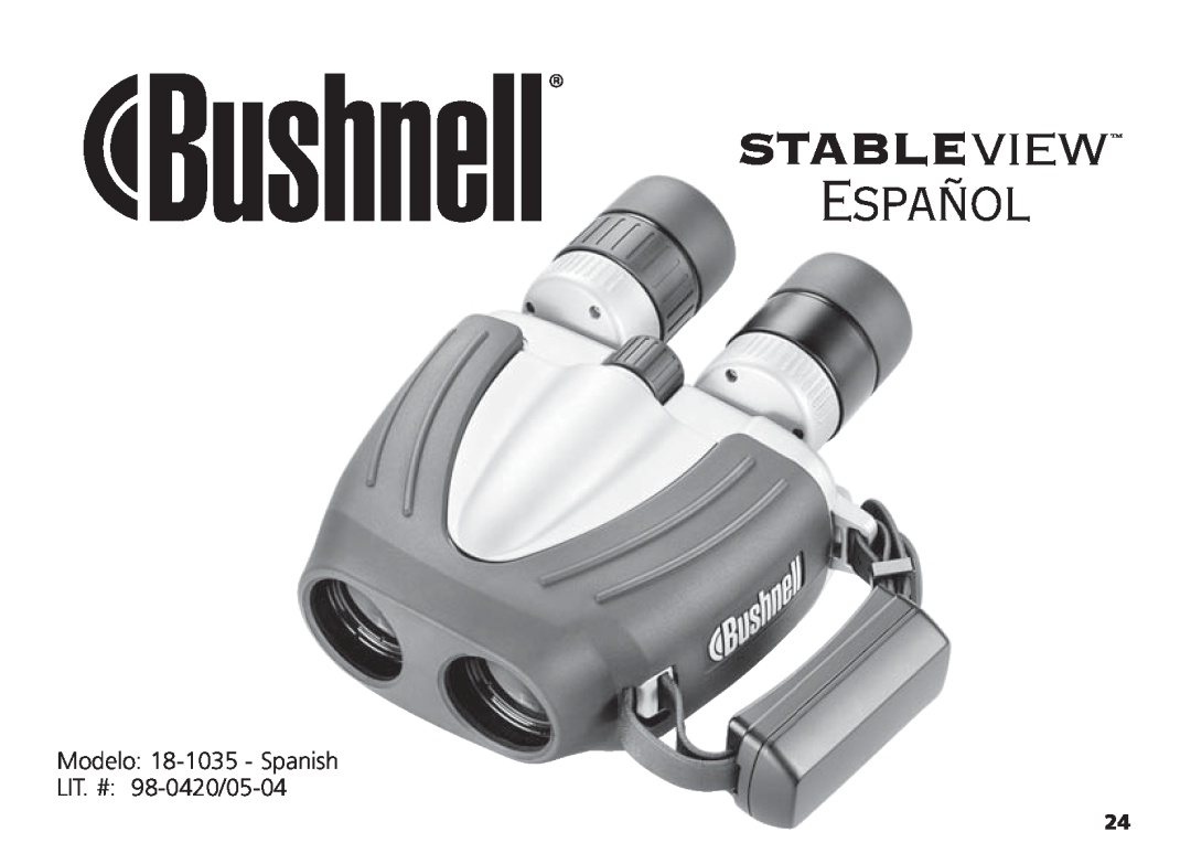 Bushnell manual Español, Modelo 18-1035 - Spanish LIT. # 98-0420/05-04 