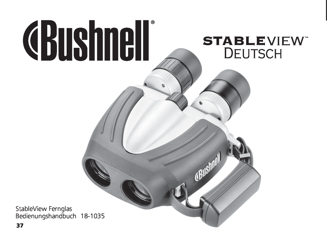 Bushnell 18-1035 manual Deutsch, StableView Fernglas Bedienungshandbuch 