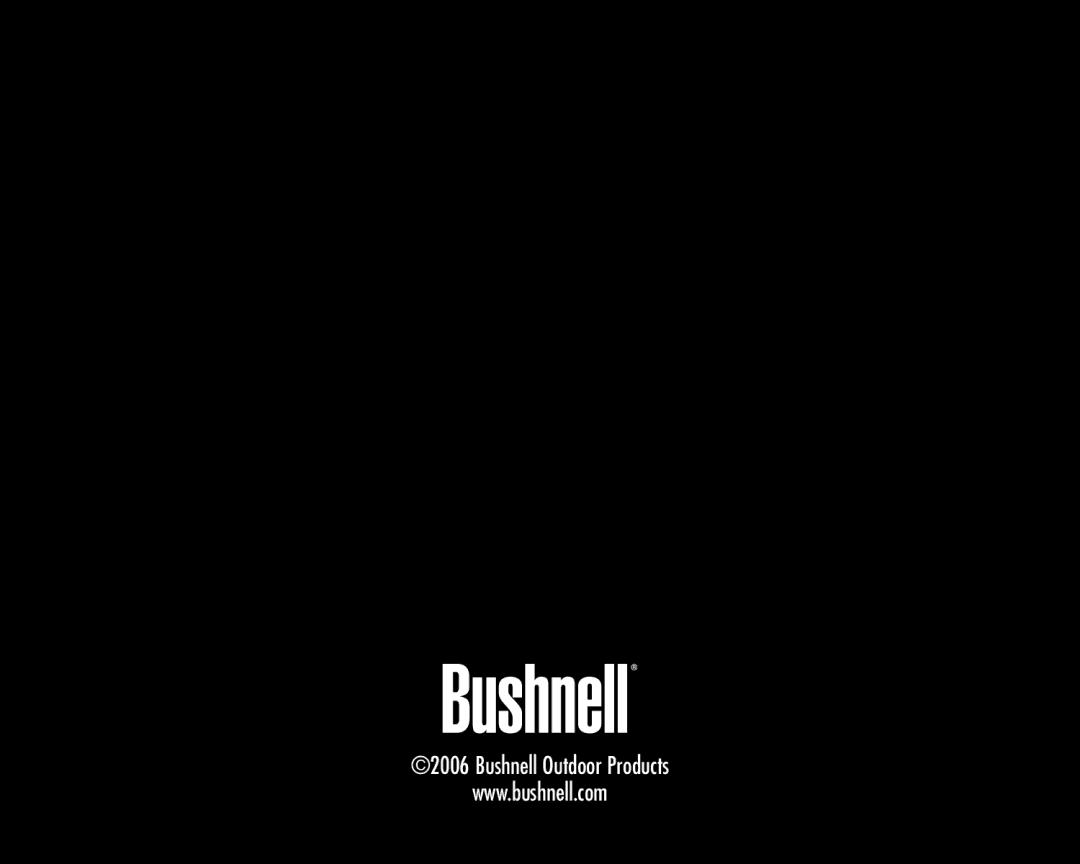 Bushnell 20-1925 manual Bushnell Outdoor Products 