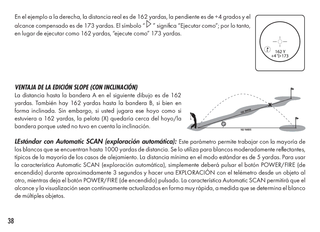 Bushnell 201361, 201360 Ventaja de la Edición Slope con inclinación, Bandera porque usted no tuvo en cuenta la inclinación 