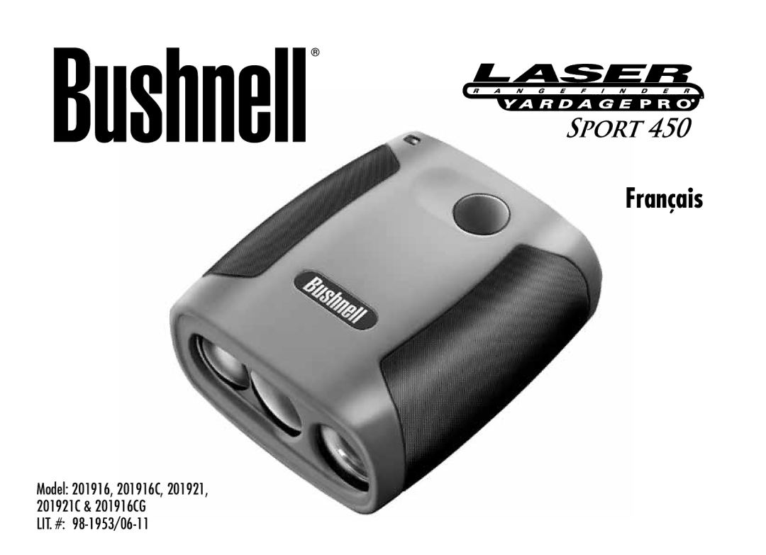 Bushnell 201921C, 201916CG manual Français 