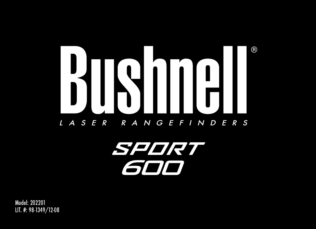 Bushnell 202201 manual S E R R a N G E F I N D E R S 