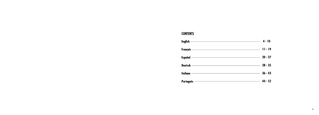 Bushnell 202201 manual Contents 