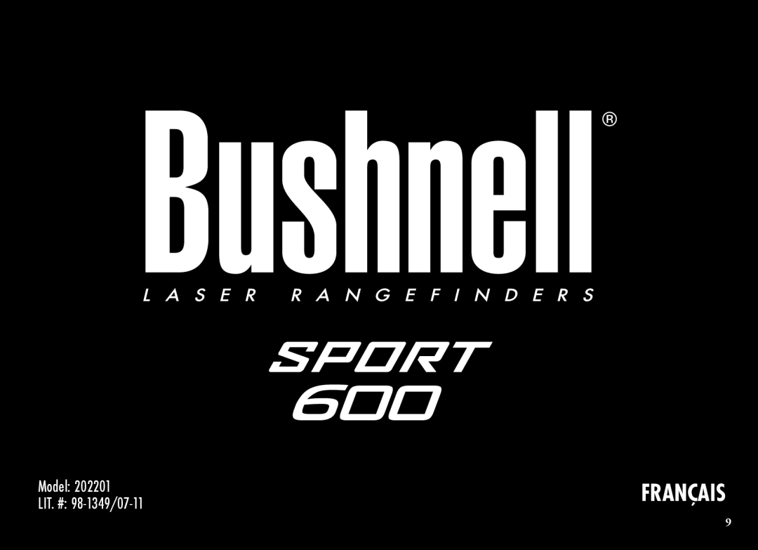 Bushnell 202201 manual Français 