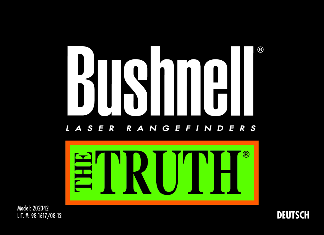 Bushnell 202342 manual Deutsch 