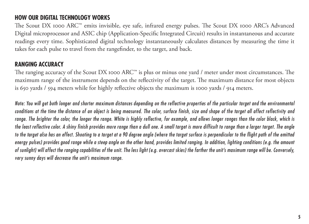 Bushnell 202355, 202356 manual HOW OUR Digital Technology Works, Ranging Accuracy 