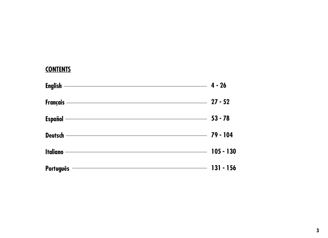 Bushnell 205110 manual Contents 