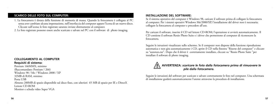 Bushnell 21-Nov manual Scarico Delle Foto SUL Computer, Collegamento AL Computer, Requisiti di sistema 