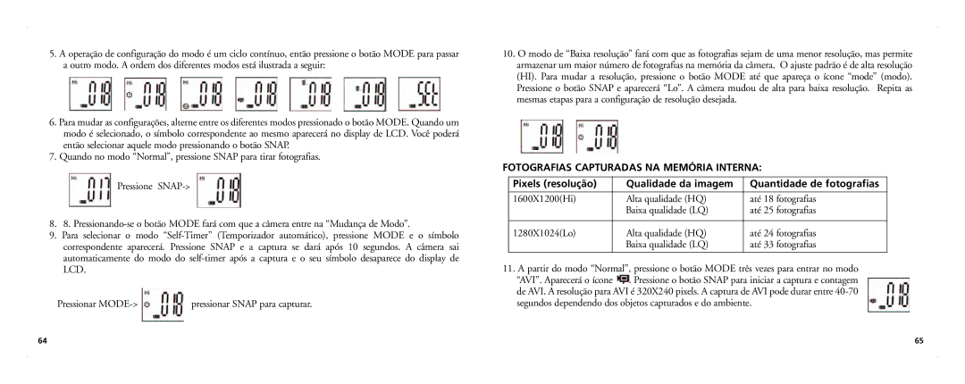 Bushnell 21-Nov manual Fotografias Capturadas NA Memória Interna 