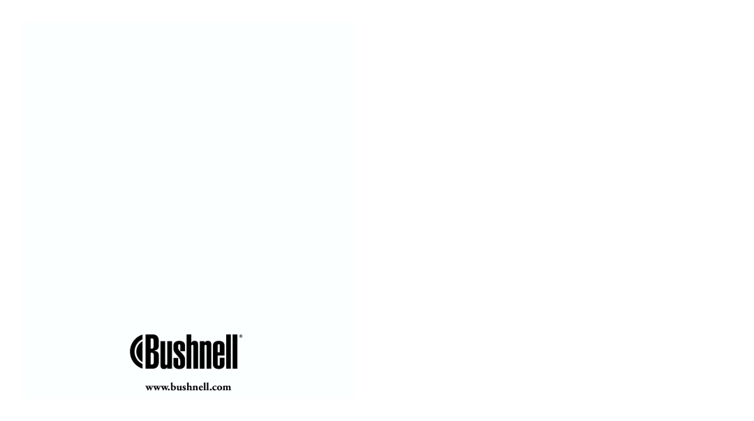 Bushnell 70-0001 instruction manual 
