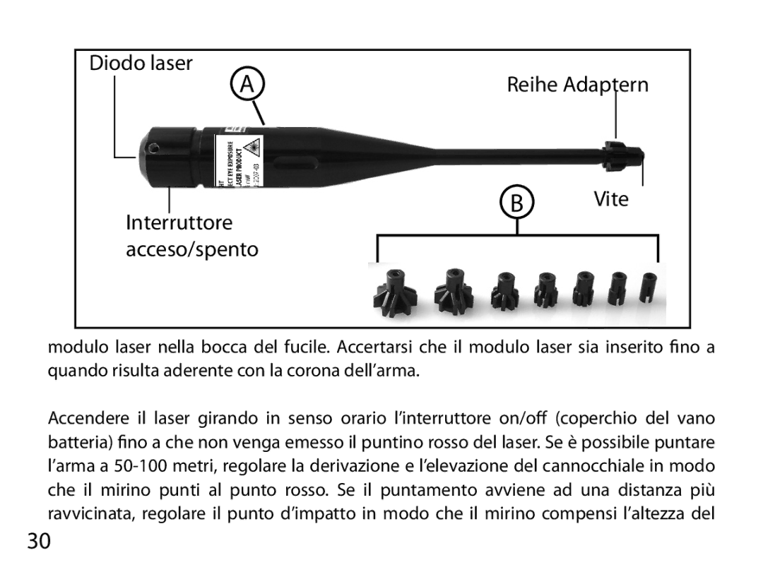 Bushnell 740100 instruction manual Diodo laser 