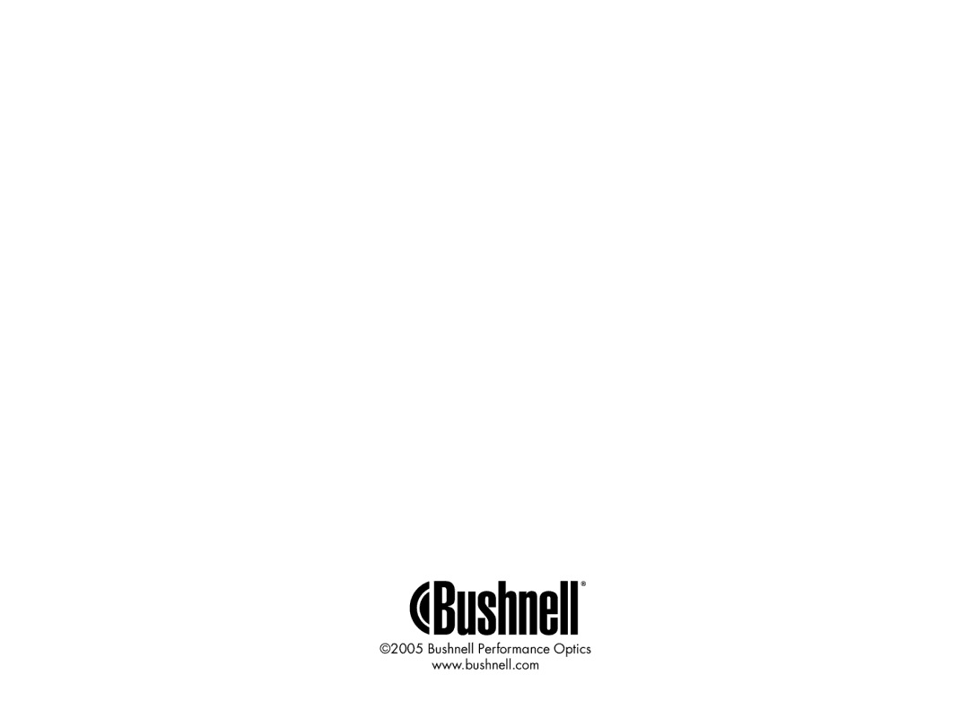 Bushnell 78-3576 instruction manual Bushnell Performance Optics 